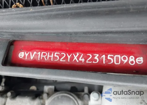 2004 Volvo S60 R z USA, uszkodzony, nr VIN YV1RH52YX42315098